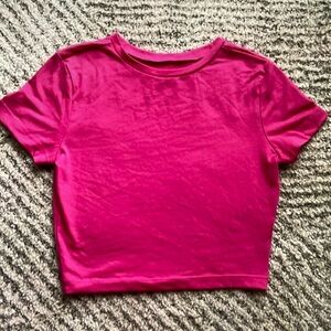 Target wild fable cropped baby tee